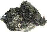 Lustrous, Epidote Crystal Cluster on Actinolite - Pakistan #44065-2